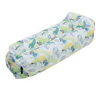 Hixingo Sofa Hinchable Impermeable, Verano Sofá de Aire Hamaca Cama Camping Resistencia al Desgarro, Cama de Aire Tumbona para Viajar, Acampar, Piscina (Tropical,190x70x50cm)