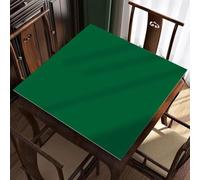 Hixingo Tapete de Mahjong Portátil para Juegos de Mesa, Tapete Cuadrado de Estilo Colores Sólidos | Antideslizante y Silencioso para Cartas, Dados, Dominó y Tablero (Verde,60 x 60 cm)