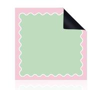 Hixingo Tapete Mahjong Portátil Plegable 80x80 cm con Bolso, Tapete de Mesa Cuadrado/ Antideslizante y Reducción de Ruido para Juegos de Mesa / Cartas - Pastel Lindo (Verde + Rosa Claro)