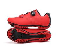 Hixingo Zapatilla de Ciclismo Hombre, Zapatos Bicicleta de Carretera Exterior MTB Compatibles con SPD/SPD-SL Lock System, Zapatillas de Ciclismo Unisex Adulto Respirables Antideslizantes