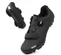 Hixingo Zapatilla de Ciclismo Hombre, Zapatos Bicicleta de Carretera Exterior MTB Compatibles con SPD/SPD-SL Lock System, Zapatillas de Ciclismo Unisex Adulto Respirables Antideslizantes