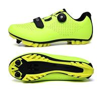 Hixingo Zapatilla de Ciclismo Hombre, Zapatos Bicicleta de Carretera Exterior MTB Compatibles con SPD/SPD-SL Lock System, Zapatillas de Ciclismo Unisex Adulto Respirables Antideslizantes