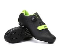 Hixingo Zapatilla de Ciclismo Hombre, Zapatos Bicicleta de Carretera Exterior MTB Compatibles con SPD/SPD-SL Lock System, Zapatillas de Ciclismo Unisex Adulto Respirables Antideslizantes