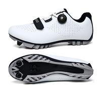 Hixingo Zapatilla de Ciclismo Hombre, Zapatos Bicicleta de Carretera Exterior MTB Compatibles con SPD/SPD-SL Lock System, Zapatillas de Ciclismo Unisex Adulto Respirables Antideslizantes