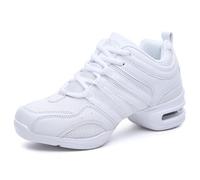 Hixingo Zapatillas de Deporte Jazz para Mujeres, Zapatos de Baile Antideslizantes Baile Sneaker Ligeros y Transpirables para Fitness y Entrenamiento de Danza