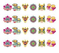 HIXNUG 24 adornos para cupcakes de Diwali, decoración de tartas para el hogar, decoración de fiesta india Diwali, festival de luces