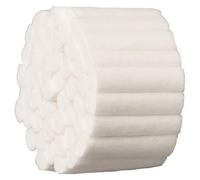 HIXNUG 50 tapones nasales de algodón altamente absorbentes, accesorios para hemorragias nasales, tapones nasales de algodón natural