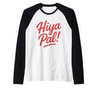 Hiya PAL See You Real Soon Cita Inspirar Ratones de Dibujos Animados Camiseta Manga Raglan