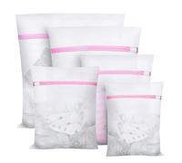 HIYAA Bolsa para la colada, color rosa, 160 x 50 cm, 250 x 40 cm, 240 x 30 cm, 5