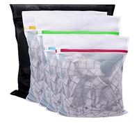 HIYAA, Juego de 5 Bolsas de Lavandería, Bolsas de Lavandería, Lavadora, Sujetador, Blusa, Ropa Interior, Zapatos, Ropa de Bebé, Bolsa de Lavado, M, L, XL, 5