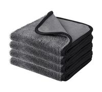 HIYAA Shiny Bath - Paño de Secado rápido, 4 Unidades, 40 x 60 cm, XXL, para cabinas de Ducha y baño