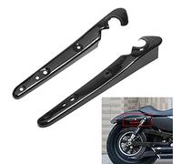 HIYOYO Juego de puntales para Guardabarros Trasero, Color Negro Brillante, Cubierta de Soporte para luz Intermitente Lateral para Harley Sportster Iron XL 883 1200 48 72 2004-2020