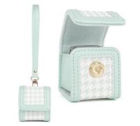 HIYQIN Adorable estuche de almacenamiento compatible con Fujifilm Instax Pal, Instax Pal Mini funda con correa para la muñeca, Pal-gw-green, Fuji PAL-GW, Adorable funda para cámara Instant PAL