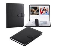 HIYQIN Álbum de fotos para Instax Wide Film 3.5 x 4.25 pulgadas, 80 bolsillos con ventana de fotos para Fujifilm Instax Wide 400/300/210/200/EVO/Polaroid 600 i-Type