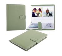 HIYQIN Álbum de fotos para Instax Wide Film de 8.9 x 10.8 cm, 80 bolsillos con ventana de fotos para Fujifilm Instax Wide 400/300/210/200/Wide EVO/Polaroid 600 i-Type, color rosa