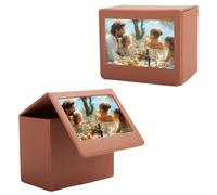HIYQIN Caja de almacenamiento de fotos para Instax Ancho/Polaroid Now+/I-Type/OneStep2 Película instantánea, 3.5x4.25" Foto titular se adapta a Fujifilm Instax Wide 400/300 Wide Picture Display