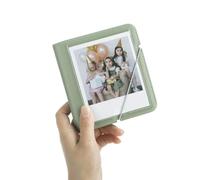 HIYQIN Elegante álbum de fotos pequeño para cámara instantánea Instax Wide, álbum de fotos retro de 28 bolsillos, compatible con Fujifilm Instax Wide 400/300/200/para Polaroid Now+/I-Type/OneStep2,