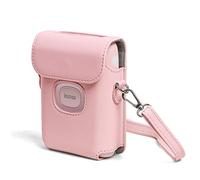HIYQIN Estuche para Impresora Mini Link 2, Mini Estuche para Impresora de Cuero PU para Fujifilm Instax Mini Link 2, Funda para Bolso con Correa Ajustable para el Hombro