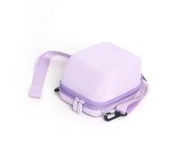 HIYQIN Funda rígida compatible con Polaroid Now, para Polaroid NOW/NOW+/ONE STEP2, bolsa de almacenamiento para cámara instantánea, elegante funda con correa ajustable para el hombro, color morado