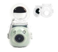 HIYQIN - Funda rígida de EVA para Fujifilm Instax Pal, Mini Pal Instant Camera Case con correa de mano - Redondo, Pal-pc-clear, Fuji PAL-Hard Clear, Funda para cámara instantánea Mini PAL