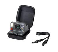 HIYQIN Funda Rígido de Viaje Compatible con Polaroid Now/Now+/ OneStep+/ OneStep 2, para Cámara Instantánea Polaroid, con Correa de Hombro Ajustable- Negro