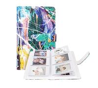 HIYQIN Mini álbum de fotos de 96 bolsillos para fotos de 2 x 3, álbum de fotos colorido compatible con Fujifilm Instax Mini 12 11 9 8 90 Polaroid Snap PIC-300 - Graffiti colorido