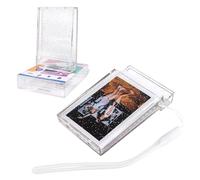 HIYQIN Paquete de 2 - Funda para Fotos 2x3, Caja para Fotos Compatible con Fujifilm Instax Mini 13 12 11 9 8 7s SE 40 90 99 EVO LiPlay/LiPlay+, Funda para Películas Instax Mini - Brillantina