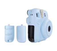 HIYQIN - Paquete de 2 Tapas de Batería para Mini 12, Tapa de Batería de Repuesto Compatible con Cámara Instantánea Fujifilm Mini 12, para Tapa de Batería Fuji Mini 12 - Azul