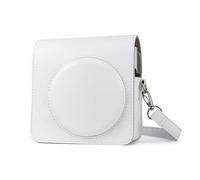 HIYQIN Square SQ1 Funda, Funda Protectora de Cuero PU para cámara Fujifilm Instax Square SQ1, Carcasa Dura de Cristal con Correa para el Hombro