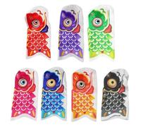 HiyyFloy 7 Stück Mini-windsack Japanischem Karpfen, Streamer, Fischflagge, Drachen, Koinobori, Hängende Ornamente Für Japanische Izakaya-Zimmer, Außenhof-dekoration