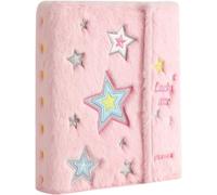 HiyyFloy A5 Binder KPOP Plush Photocard Album with 10 Pcs Inner 3 Inch Photo Album Sleeves in Loose Leaf Cover Photocard Holder Book for Picture Cards Storage