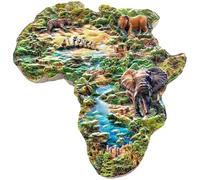 HiyyFloy African Embossed Refrigerator Magnet, African Forest Refrigerator Magnet, African Scenery Refrigerator Magnet