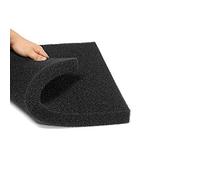 HiyyFloy Almohadilla De Filtro De Bioesponja para Acuario, Lámina De Espuma De Celda Abierta Cortada a Medida para Sumidero De Pecera (50x50x2cm), Color