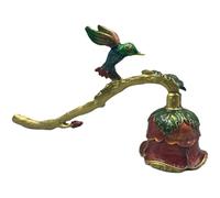 HiyyFloy Apagavelas De Flores, Diseño De Pájaro Vintage, Exquisito Accesorio para Velas, Extintor De Llamas De Forma Segura con Largo para Apagar Fuego Y Evitar Que Humo Se Propague