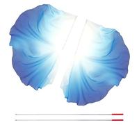 HiyyFloy Banderas De Alabanza Y Danza con Varilla Escalable, Semicírculo, con Alas De Ángel para Iglesia.