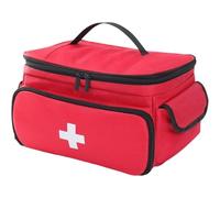 HiyyFloy Botiquín De Primeros Auxilios, Bolsa De Transporte para Guardar Medicamentos, Organizador De Pastillas para Botiquines Médicos De Emergencia para Traumatismos, Impermeable, Ideal para Hogar,