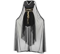 HiyyFloy Disfraz De Reina Cleopatra, Vestido De Diosa Griega para Mujer, Atuendo De Halloween del Antiguo Egipto, Toga Romana Medieval para Adulto.