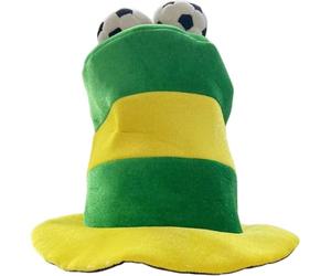 HiyyFloy Gorra De Fútbol Argentina, Gorra Alta con Bandera Nacional, Sombrero Bombín, Partido De Fútbol, celebración, Fiesta, Tocado De Halloween, Gorra Deportiva, Accesorio Divertido para Fotos