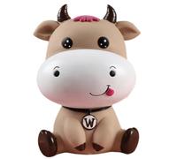 HiyyFloy Hucha De Vaca para Niños, Hucha De Animales Irrompible, Hucha De Gran Capacidad, Caja De Ahorro De Dinero para Cumpleaños, Baby Shower