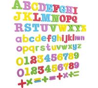 HiyyFloy Magnetisches Buchstaben- Und Zahlen-Set Für Kinder, Pädagogische Alphabet-lernmagnete, Buntes Kühlschrankspielzeug