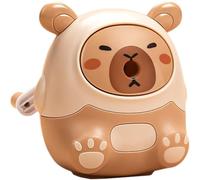 HiyyFloy Sacapuntas Manual, Sacapuntas En Forma De Capibara, Cortador De Lápices De Escritorio, Sacapuntas De Mesa para Oficina Y Escuela, Suministros De Papelería