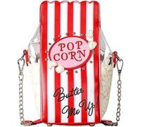 HiyyFloy Süße Popcorn-schultertasche Für Damen Und Mädchen, Umhängetasche, Messenger-handtasche, Geldbörse Für Frauen Und Mädchen, Reisen, Einkaufen, Arbeit, Dating Und Den Alltag