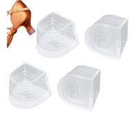 HiyyFloy Tapa De Talón Latino,Tacones Protectores De Tacón Alto,Cubierta De Talón De Baile,Tapones De Talón Tapas De Reparación De Talón,Tazas Transparentes De Cubierta De Tacón Alto Bodas,