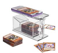 HIZH Soporte ajustable para escáner de tarjetas para coleccionistas MTG y TCG, soporte acrílico de alta calidad para escanear el teléfono rápido y preciso con la aplicación ManaBox y TCGplayer