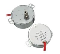 HIZON Motor síncrono Estable de 5-6 r/min Pro TYC-50 AC 220V 12V 50/60Hz Torque 4KGF.CM 4W CW/CCW Plato Giratorio for microondas(AC 12V)