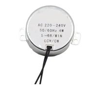 HIZON Motor síncrono Estable de 5-6 R/min Pro TYC-50 AC 220V 12V 50/60Hz Torque 4KGF.CM 4W CW/CCW Plato Giratorio for microondas(AC 12V)