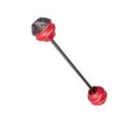 HIZORB Protector de Rueda Tapa Protectora contra Choques De Eje Deslizante De Horquilla De Rueda Delantera Y Trasera De Motocicleta para Honda VFR1200X 2010 2011 2012 2013-2017(Rosso)
