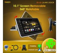 Hizpo 10,1 "Radio Universal CarPlay Android Auto para VW Volkswagen Fiat Renault Nissan Hyundai 4G coche Multimedia Autoradio 1 Din 10.33 inch-HC2CP