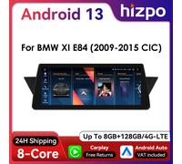 Hizpo 10,25 "Android Auto Radio de coche para BMW X1 E84 F48 CIC 2009 - 2017 IDrive sistema inteligente GPS DSP 4G BT CarPlay SWC 8W CIC
