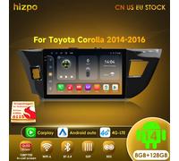 4G LTE 2din 10,1 pulgadas Octa Core Snapdragon 6115 Carplay para Toyota Corolla 2014 2015 2016 Android Auto reproductor Multimedia DAB GPS QS8 AHDC2 AI